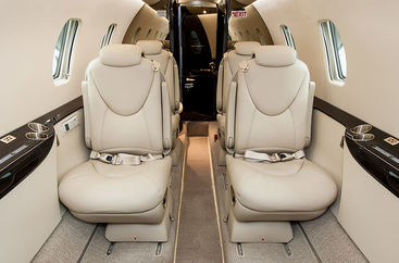Citation XLS+ Cabin view and seats