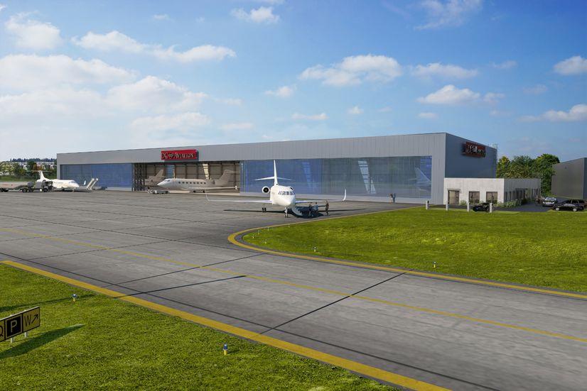 DC Aviation eröffnet neuen Hangar am Flughafen München Oberpfaffenhofen